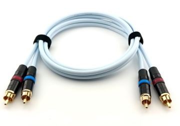 Межблочный кабель RCA - RCA SUPRA DUAL ручной работы 1м, пара