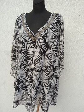 52/54 YESSICA C&A BLUZKA TUNIKA KIMONO NIETOPERZ