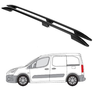 RELINGI DACHOWE PEUGEOT PARTNER / CITROEN BERLINGO II 2 od 2007-2018