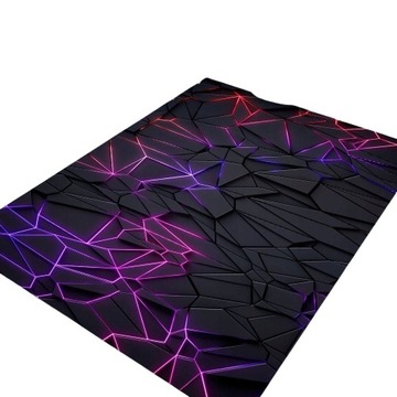 DYWAN MŁODZIEŻOWY GAMINGOWY NEONOWY KLIMAT GRY 3D GAMING GRACZ 120x160