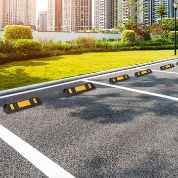 2 STRONG ограничителя парковочного колеса, резиновый сепаратор, бампер, 58 см