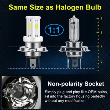 СВЕТОДИОДНЫЕ ЛАМПОЧКИ ДЛЯ МОТОЦИКЛОВЫХ ФАР