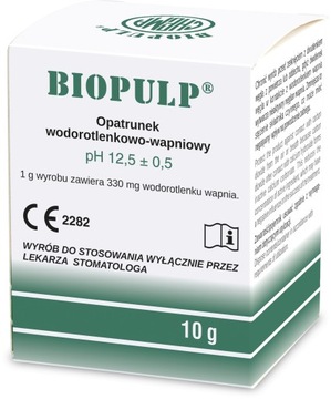 BIOPULP 10G OPATRUNEK WODOROTLENKOWO-WAPNIOWY