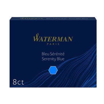 NABOJE NIEBIESKIE DO PIÓR WATERMAN _ OP. 8 SZT