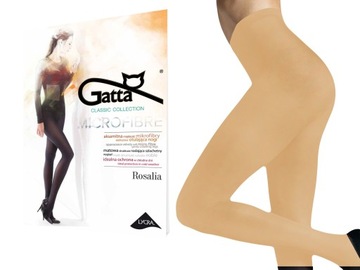 Gatta Rosalia rajstopy 40 den, frappe, 3-M
