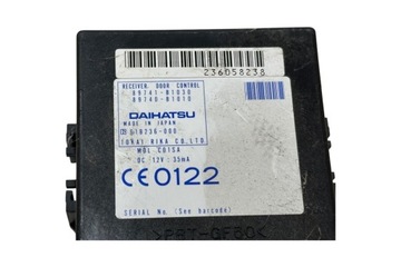 MODUL CENTRÁLNÍHO ZÁMKU DAIHATSU SIRION (M3_) 89741B1030 1.3L GASOLINE 64KW