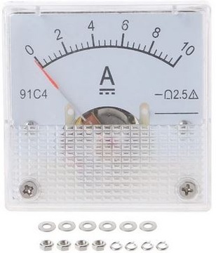 AMPEROMIERZ ANALOGOWY TABLICOWY DC 10 A