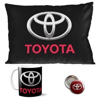 Zestaw TOYOTA poduszka+kubek WZORY+GRATIS!