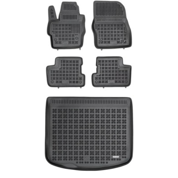 Gumová sada koberců a rohožek Mazda 3 II 2009-2013 Hatchback s dojezdovým kolem