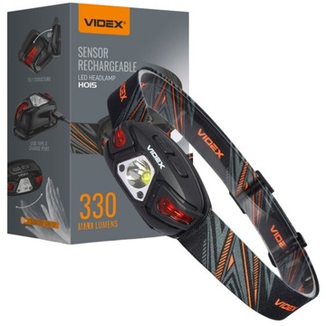 LATARKA CZOŁOWA LED Headlamp VIDEX 330Lm 5000K