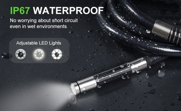 Камера для осмотра шарнирно-сочлененной головки 8,5 мм, эндоскоп 2, направление 360°