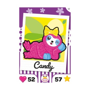 Пакет из 4 коллекционных карточек Topps «I Love Bunnies» из 4-х выпусков с бантиками