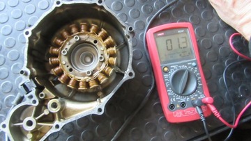 Stator ,cewki stojan, uzwojenie pokrywa Honda Transalp 600V PD06 1990