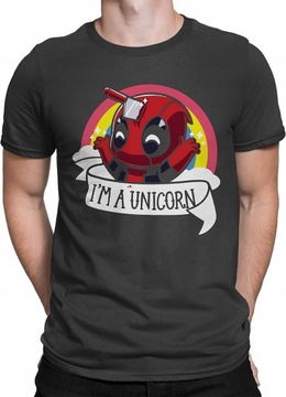 Deadpool I'm A Unicorn Śliczna koszulka unisex