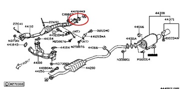 КОЛЬЦО ГЛУШИТЕЛЯ 60X77X14,5 771-961/FIS