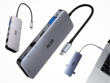 Usb 3.0 Dokovací Stanice Hdmi Lan Audio Displayport Hub RJ-45 Usb-c Usb-c