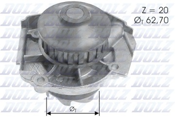 DOLZ ČERPADLO VODY FIAT PALIO PUNTO SEICENTO 1.1 1.2