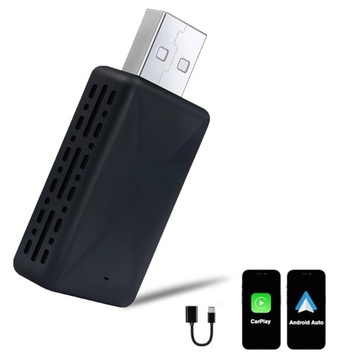 Bezprzewodowy adapter CarPlay Android Auto 2 w 1