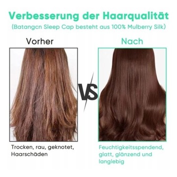 Шелковая ночная шапочка 100% шелковая ночная шапочка