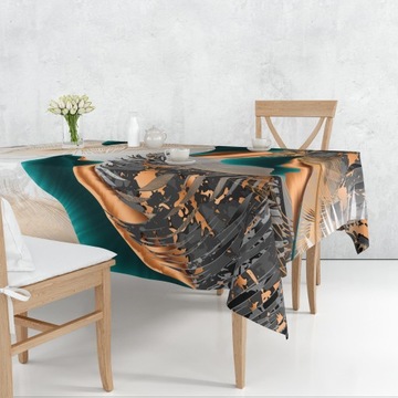 СКАТЕРТЬ СТОЙКАЯ К ПЯТЯНИЯМ 140Х220 ГЛАДКАЯ МАТОВАЯ ТОЛЩАЯ 111