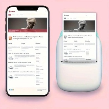 DRUKUŚ Термопринтер ДЛЯ ФОТО ЭТИКЕТОК