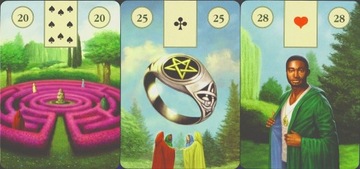 Pagan Lenormand Oracle Instr.pl Cards