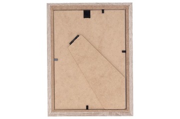 RAMKA 15x21 BRĄZOWA RAMKI NA ZDJĘCIA MDF Z NÓŻKĄ STOJĄCA FOTO RAMKI 15x21CM