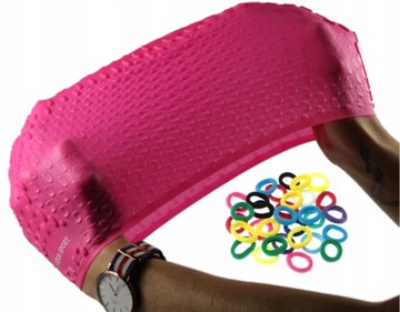 СИЛИКОНОВАЯ ШАПОЧКА ДЛЯ ДЛИННЫХ ВОЛОС ДЛЯ БАССЕЙНА Aqua-Sport