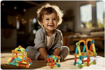 МАГНИТНЫЕ КОНСТРУКТОРЫ ДЛЯ ДЕТЕЙ С ПОДСВЕТКОЙ 3D ПАЗЛ