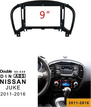 RAMKA DO RADIA NISSAN JUKE 2011-2016 9 CALI