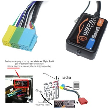 Moduł Bluetooth AUDI Concert Chorus Symphony RNS-D