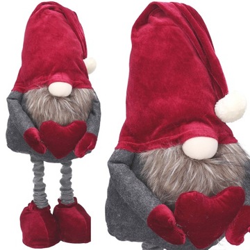 гном карлик ТЕЛЕСКОПИЧЕСКИЕ СТОЯЩИЕ НОЖКИ ГИГАНТСКИЙ РОЖДЕСТВЕНСКИЙ ПОДАРОК ​​XXL