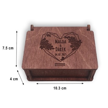 Деревянный USB-бокс + ГРАВИРОВКА