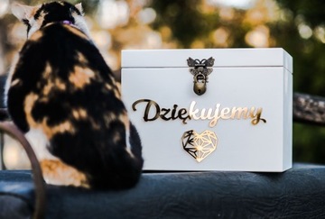 Коробка-конверт с зеркалом - Спасибо.