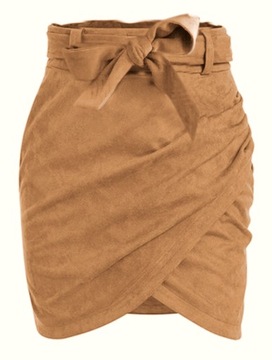 ЗАМШЕВАЯ ЮБКА, РЕМЕНЬ С РИБЛИЧНОЙ ЧАСТЬЮ, M38