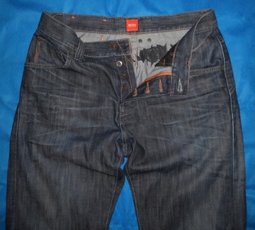 Hugo Boss Jeans Spodnie Męskie Prosty Krój 33/34