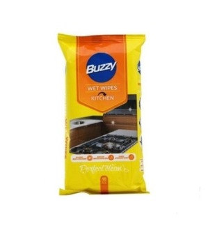 Buzzy, Chusteczki nawiliżone do czyszczenia kuchni, 48 sztuk