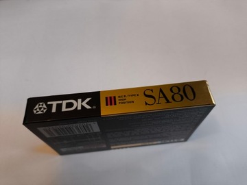TDK SA 80 FOIL FOIL SA80 1990 *1817