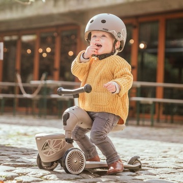 SCOOT AND RIDE KASK XXS-S dla dzieci regulacja LED
