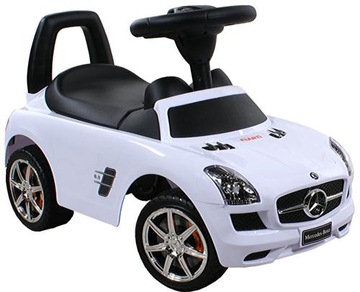 JEŹDZIK PCHACZ DLA DZIECKA MERCEDES SLS AMG BIAŁY