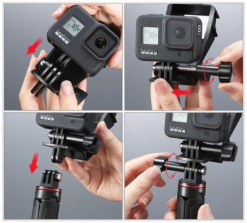 Зеркало для просмотра GP-5 + адаптер для холодной обуви для GoPro HERO 12 11 10 9 8
