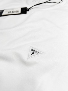 Белая мужская футболка с логотипом GUESS - L