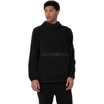 4F ФЛИС МУЖСКИЙ С КАПЮШОНОМ, ЧЕРНЫЙ S. L