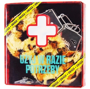 ZABAWNE Kajdanki dla CHŁOPAKA, Faceta na Mikołajki