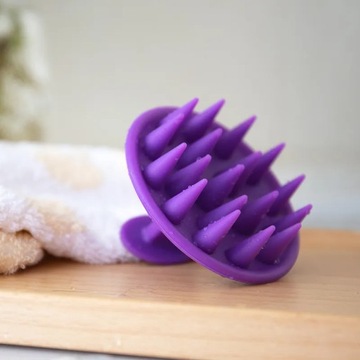 Щетка для кожи головы Силиконовый скребок для волос Щетка для душа Щетка для головы от перхоти Удалить полностью