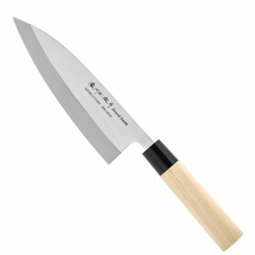 Satake S/D 420J2 Leworęczny Japoński Nóż Kuchenny Do Filetowania Deba 18cm