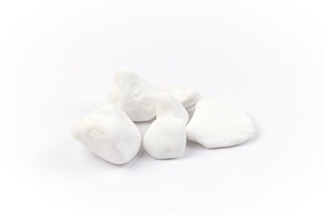 Kamień Thassos 24,5 kg otoczak śnieżnobiały 3-6 cm