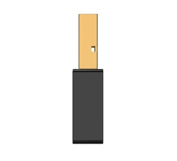Bluetooth-адаптер Unitek v 5.3 BLE EDR USB-A черный, до 7 устройств, 30 м