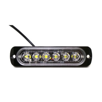 Лампа заднего хода 6 LED 12В-24В, белая