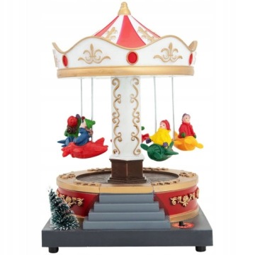 Karuzela z oświetleniem DŹWIĘKIEM MV WIOSKA ŚWIĄTE
